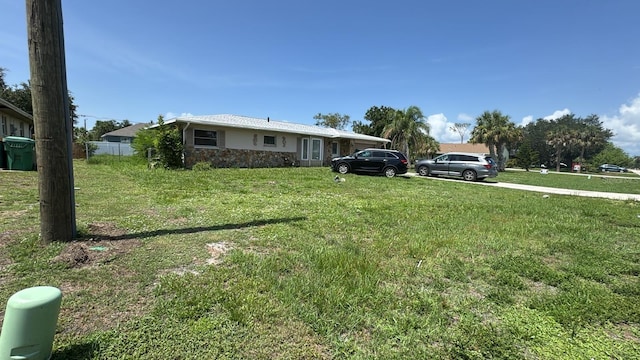 23067 Elmira Blvd, Punta Gorda, FL 33980 - view of front of property with a front yard