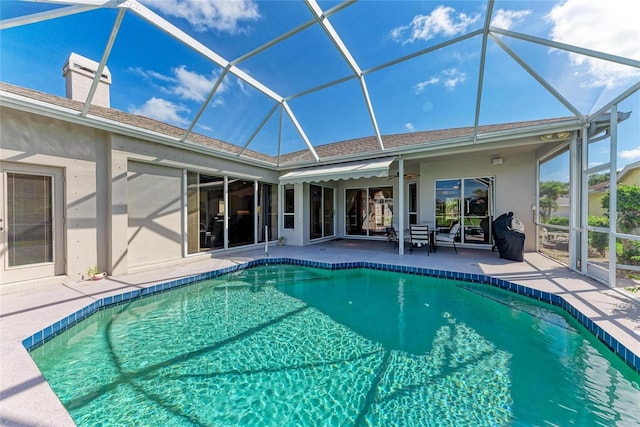 11915 Oak Ridge Dr, Parrish, FL 34219 - outdoor pool with a patio area and a lanai