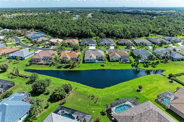 11915 Oak Ridge Dr, Parrish, FL 34219 - aerial perspective of suburban area featuring a large body of water