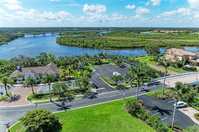 11915 Oak Ridge Dr, Parrish, FL 34219 - drone / aerial view of a notable bridge and a nearby body of water