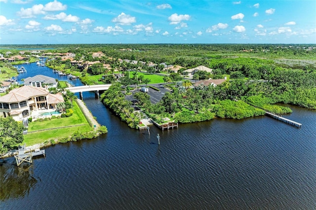 11915 Oak Ridge Dr, Parrish, FL 34219 - aerial view of a large body of water and a notable bridge