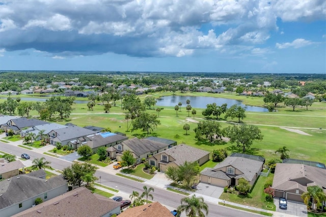 9123 Raes Creek Pl, Palmetto, FL 34221 - aerial perspective of suburban area featuring a large body of water and a golf course