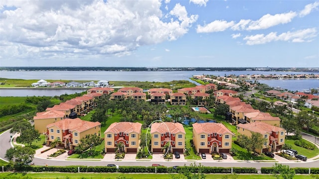1512 3rd Street Cir E, Palmetto, FL 34221 - aerial view of residential area featuring a large body of water