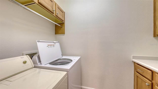 1512 3rd Street Cir E, Palmetto, FL 34221 - washroom with washer and dryer and cabinet space