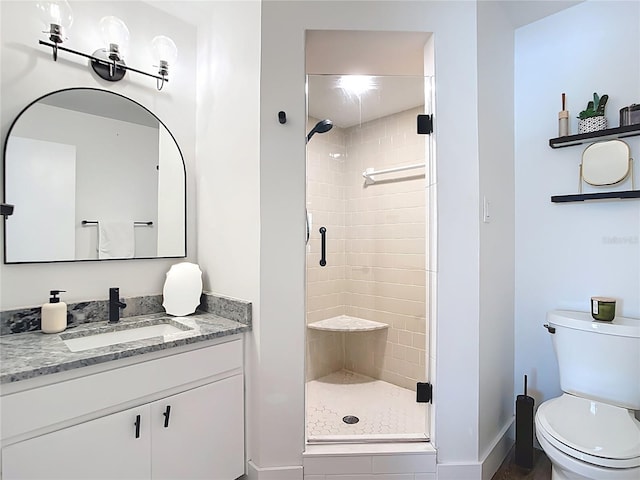516 Parkdale Mews Unit 516, Venice, FL 34285 - full bathroom with vanity and a shower stall