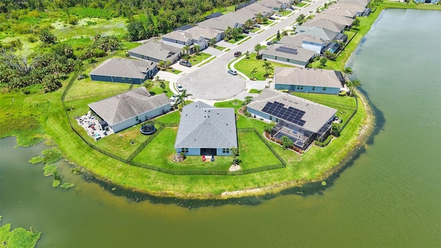 5910 Hevena Ct, Palmetto, FL 34221 - aerial view of residential area featuring a nearby body of water