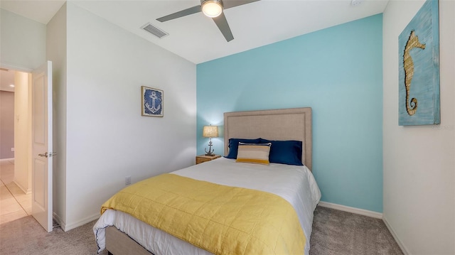 5910 Hevena Ct, Palmetto, FL 34221 - bedroom with carpet and ceiling fan