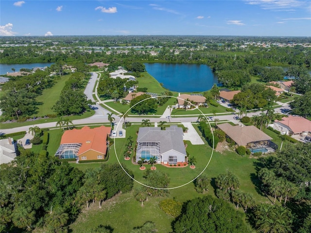 8924 Misty Creek Dr, Sarasota, FL 34241 - aerial view of property and surrounding area with a nearby body of water and nearby suburban area