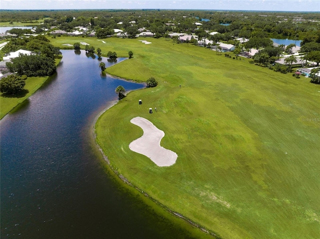 8924 Misty Creek Dr, Sarasota, FL 34241 - aerial perspective of suburban area with a nearby body of water and a golf course