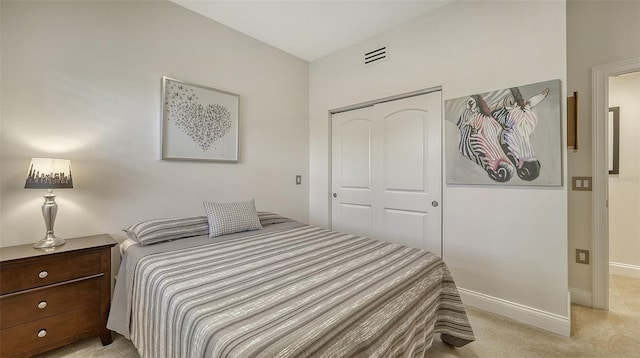 610 Riviera Dunes Way Unit 306, Palmetto, FL 34221 - bedroom with a closet and light colored carpet