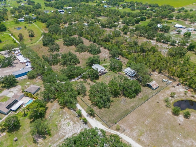 5034 257th St E, Myakka City, FL 34251 - aerial overview of property's location with a large body of water