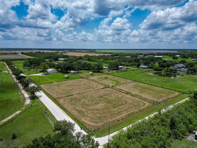 26147 L And J Rd, Myakka City, FL 34251 - aerial view of sparsely populated area with a nearby body of water