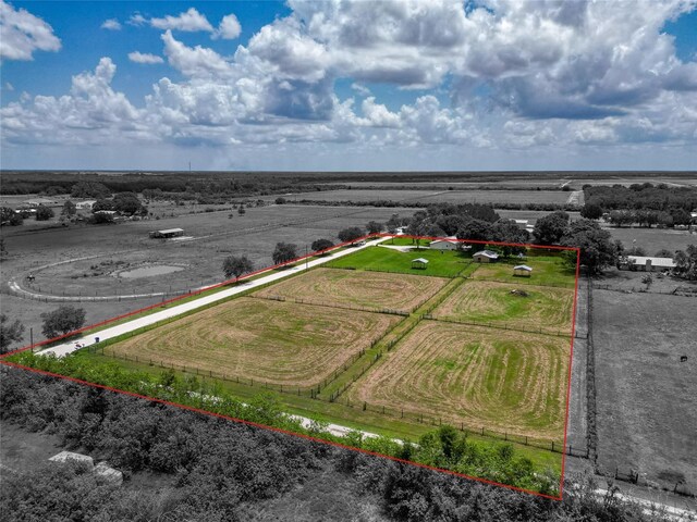 26147 L And J Rd, Myakka City, FL 34251 - view of rural area with property parcel outlined
