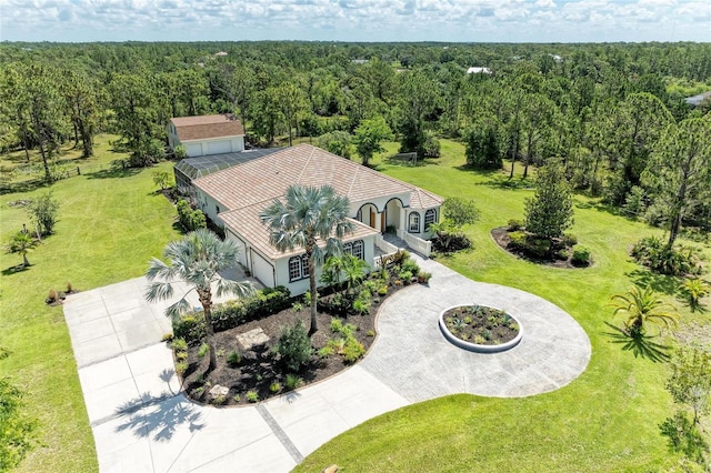20207 71st Ave E, Bradenton, FL 34211 - aerial view of property and surrounding area featuring a forest