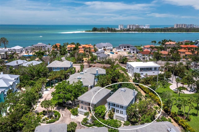 3959 Somerset Dr Unit 5, Sarasota, FL 34242 - aerial perspective of suburban area featuring a large body of water