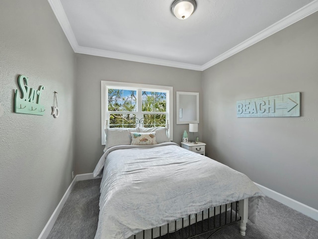 3959 Somerset Dr Unit 5, Sarasota, FL 34242 - bedroom with carpet floors and crown molding