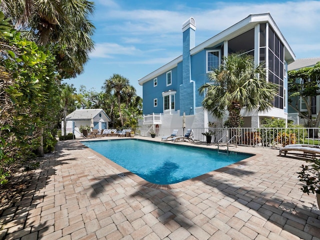 3959 Somerset Dr Unit 5, Sarasota, FL 34242 - community pool featuring a patio area