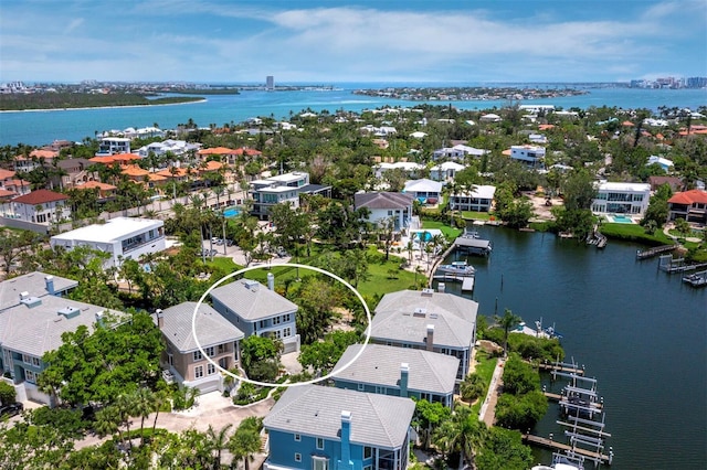 3959 Somerset Dr Unit 5, Sarasota, FL 34242 - aerial view of residential area with a nearby body of water