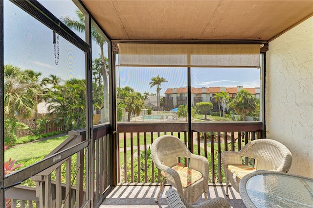 6840 Midnight Pass Rd Unit 6840, Sarasota, FL 34242 - sunroom / solarium with plenty of natural light