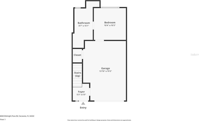 6840 Midnight Pass Rd Unit 6840, Sarasota, FL 34242 - view of floor plan / room layout