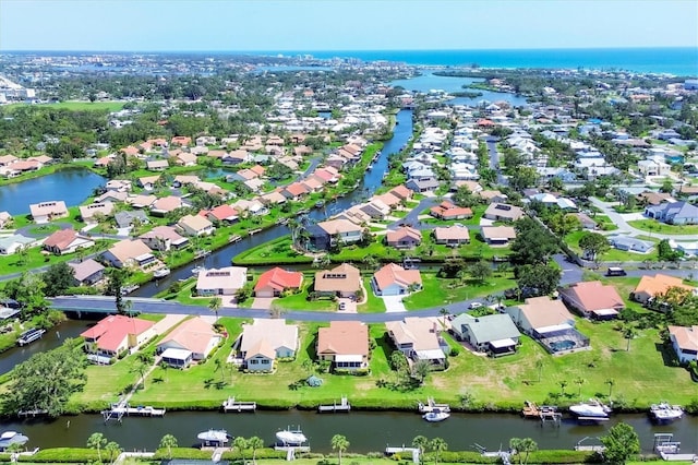 175 Inlets Blvd Unit 175, Nokomis, FL 34275 - aerial view of property and surrounding area featuring a large body of water and nearby suburban area