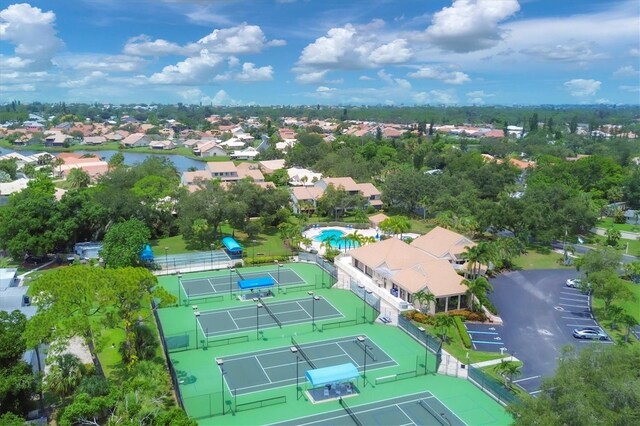 175 Inlets Blvd Unit 175, Nokomis, FL 34275 - aerial view of residential area featuring a pool