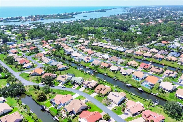 175 Inlets Blvd Unit 175, Nokomis, FL 34275 - aerial overview of property's location with a nearby body of water and nearby suburban area