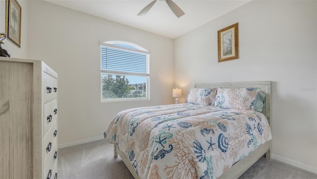 17817 Pastureland Ave, Lakewood Ranch, FL 34211 - carpeted bedroom with baseboards and a ceiling fan
