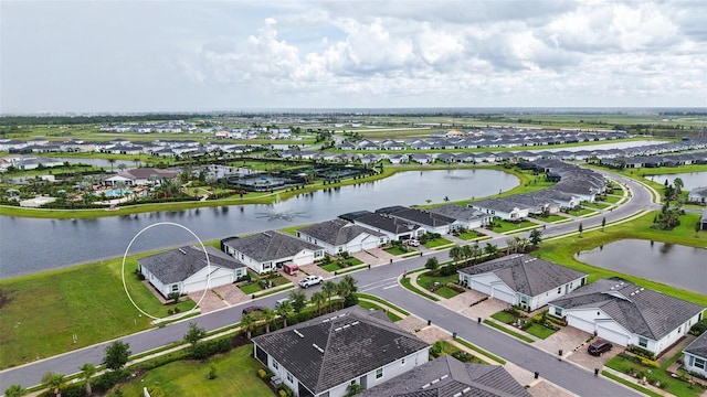 17817 Pastureland Ave, Lakewood Ranch, FL 34211 - aerial perspective of suburban area featuring a large body of water