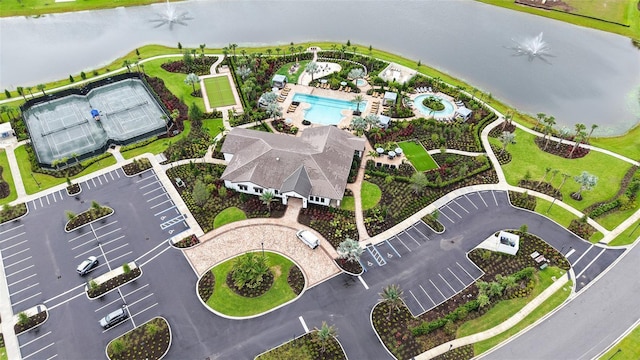 17817 Pastureland Ave, Lakewood Ranch, FL 34211 - bird's eye view of a pool area