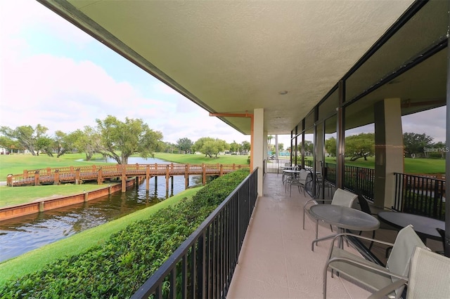 4211 Caddie Dr E Unit 202, Bradenton, FL 34203 - balcony with a water view