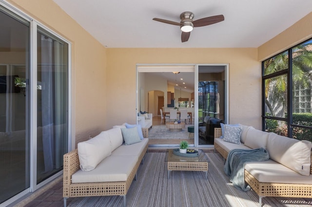 7419 Birds Eye Ter, Bradenton, FL 34203 - sunroom / solarium with arched walkways