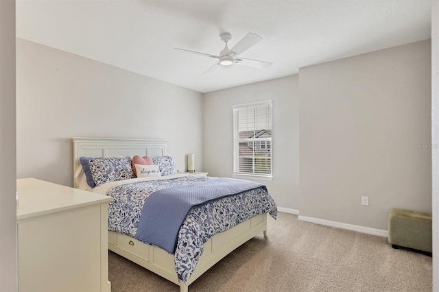 12564 Night View Dr, Sarasota, FL 34238 - carpeted bedroom featuring baseboards and a ceiling fan