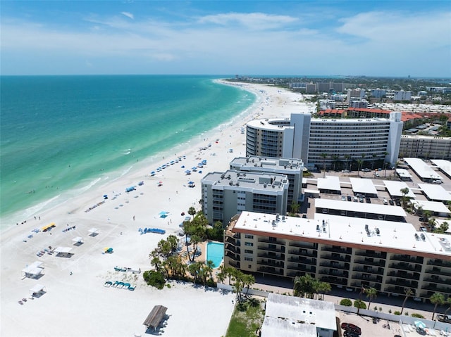 6312 Midnight Pass Rd Unit 102S, Sarasota, FL 34242 - bird's eye view of expansive beach