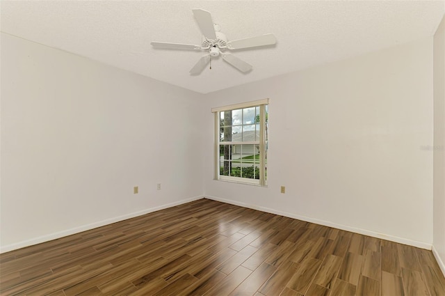 1144 Hoover St, Nokomis, FL 34275 - empty room with wood finished floors and ceiling fan