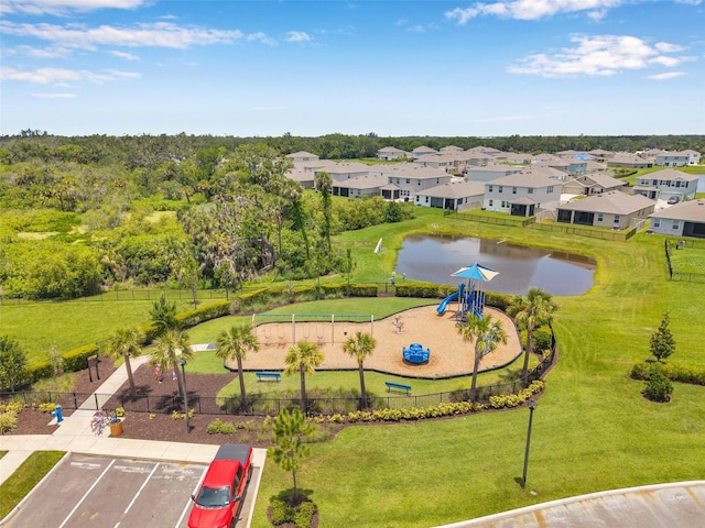 4405 Weathered Moss Gln, Palmetto, FL 34221 - aerial view of residential area with a large body of water