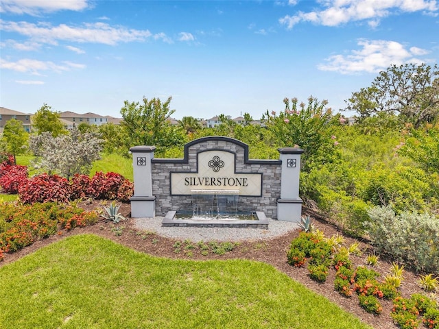 4405 Weathered Moss Gln, Palmetto, FL 34221 - community / neighborhood sign with a yard
