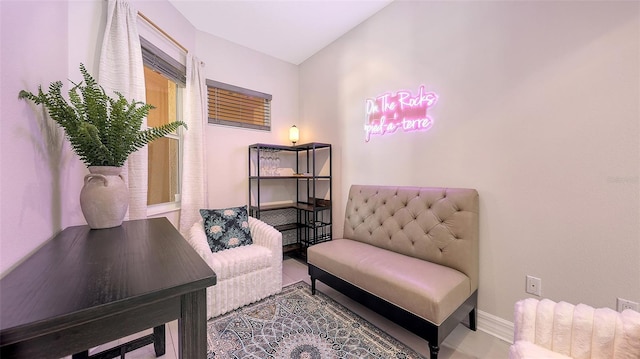 1921 Monte Carlo Dr Unit 302, Sarasota, FL 34231 - sitting room with baseboards