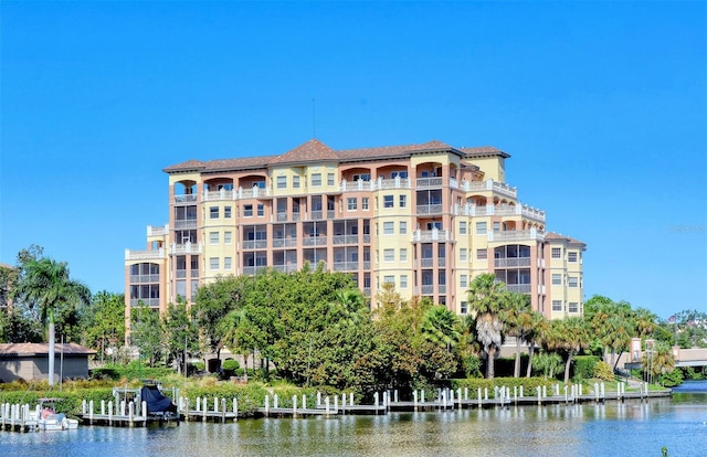 1921 Monte Carlo Dr Unit 302, Sarasota, FL 34231 - view of building exterior with a water view