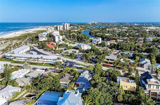 160 Coolidge Dr, Sarasota, FL 34236 - drone / aerial view of a large body of water