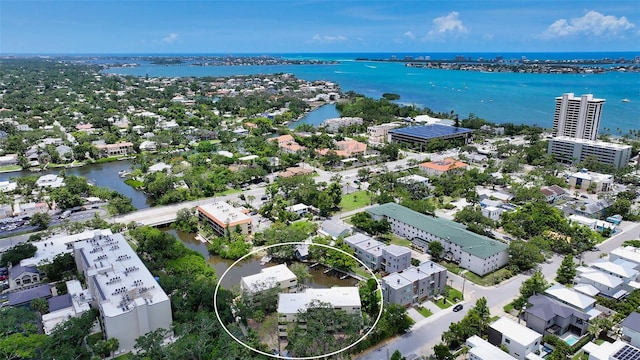 1740 Alderman St Unit 7, Sarasota, FL 34236 - drone / aerial view of a nearby body of water