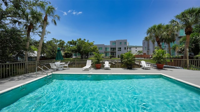 1740 Alderman St Unit 7, Sarasota, FL 34236 - community pool with a residential view