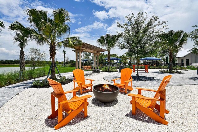 11685 Great Brook Ln, Parrish, FL 34219 - view of property's community featuring an outdoor fire pit