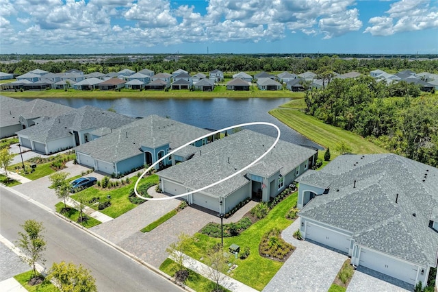 11685 Great Brook Ln, Parrish, FL 34219 - aerial view of residential area featuring a nearby body of water