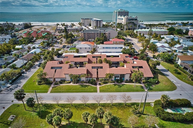 800 S Blvd Of The Presidents Unit 16, Sarasota, FL 34236 - aerial view of property and surrounding area featuring a large body of water