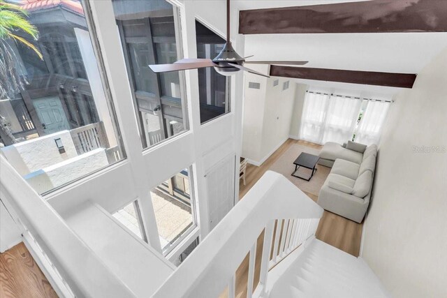 800 S Blvd Of The Presidents Unit 16, Sarasota, FL 34236 - corridor featuring wood finished floors