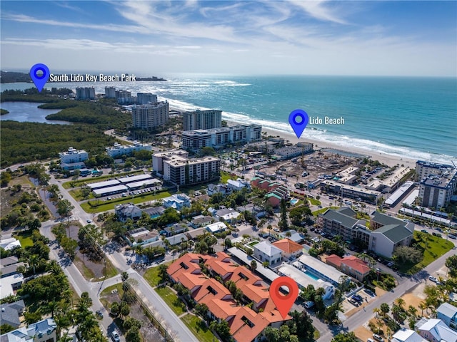 800 S Blvd Of The Presidents Unit 16, Sarasota, FL 34236 - view of urban area featuring a large body of water