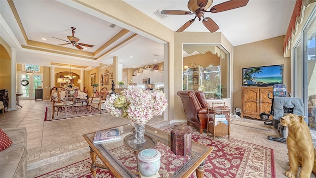 8183 Nice Way, Sarasota, FL 34238 - sunroom featuring a chandelier and plenty of natural light