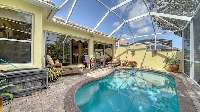 8183 Nice Way, Sarasota, FL 34238 - view of pool with a patio and a lanai