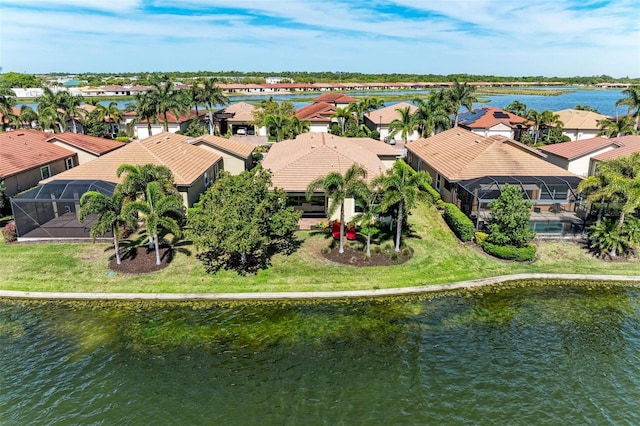138 Toscavilla Blvd, Nokomis, FL 34275 - aerial perspective of suburban area with a large body of water